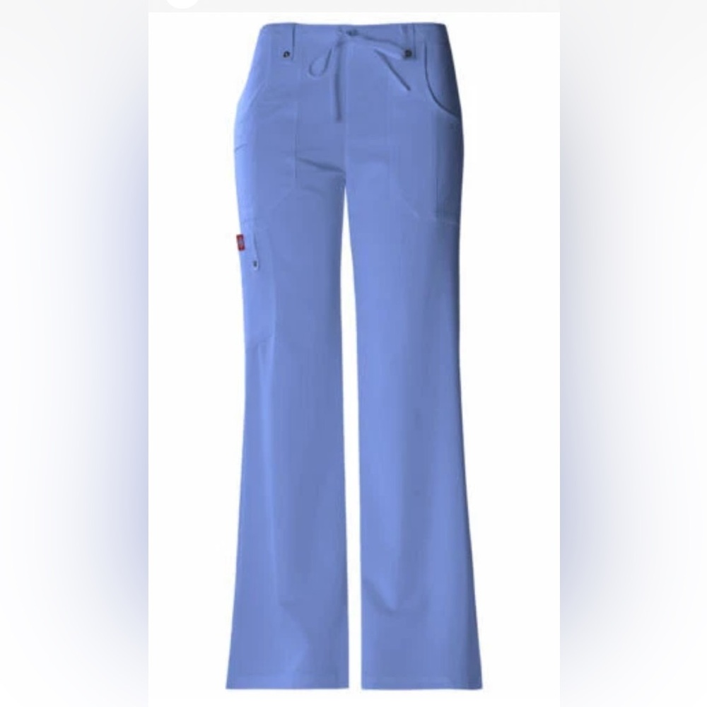 Dickies Extreme Flex Ceil Blue Scrub Pants Tall length